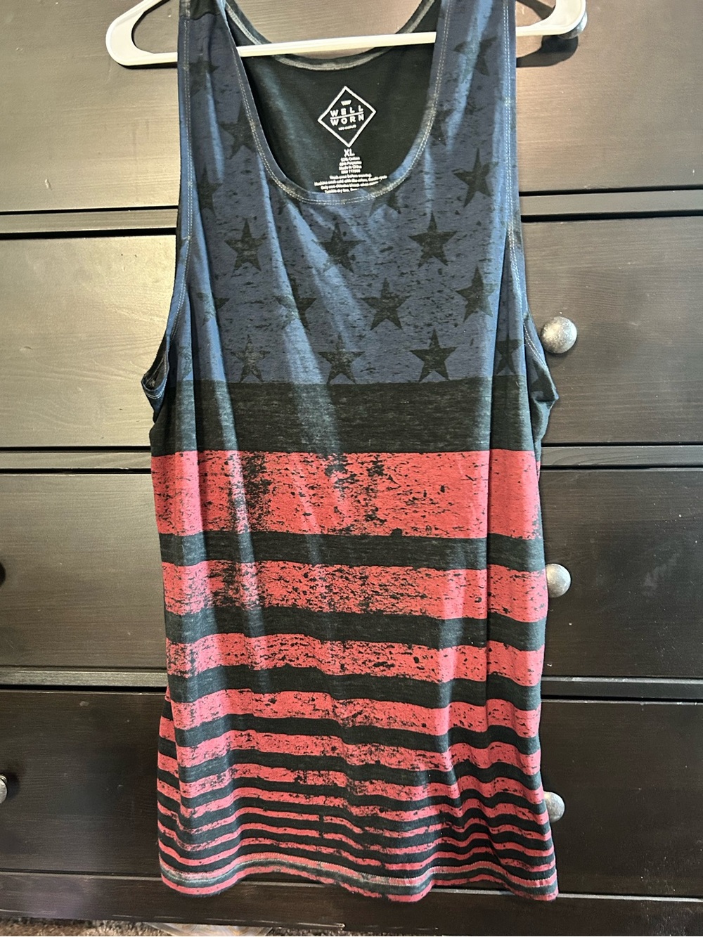 Well Worn Black Scoop Neck Tank Top